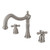 Kingston Brass Two Handle Roman Tub Filler Faucet - Satin Nickel KS1348AX