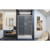 DreamLine Infinity-Z 44-48 in. W x 72 in. H Semi-Frameless Sliding Shower Door, Frosted Glass in Brushed Nickel