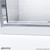 DreamLine Infinity-Z 50-54 in. W x 72 in. H Semi-Frameless Sliding Shower Door, Clear Glass in Chrome