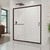 DreamLine Infinity-Z 56-60 in. W x 72 in. H Semi-Frameless Sliding Shower Door, Clear Glass in Oil Rubbed Bronze