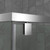 DreamLine Prism 40 1/8 in. D x 40 1/8 in. W x 72 in. H Frameless Pivot Shower Enclosure in Brushed Nickel