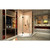 DreamLine Prism Lux 34 5/16 in. D x 34 5/16 in. W x 72 in. H Fully Frameless Hinged Shower Enclosure in Satin Black