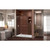 DreamLine Aqua Ultra 45 in. W x 72 in. H Frameless Hinged Shower Door in Brushed Nickel