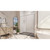 DreamLine Flex 36 in. D x 36 in. W x 74 3/4 in. H Semi-Frameless Pivot Shower Door in Chrome with Center Drain Black Base