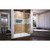 DreamLine Flex 30 in. D x 60 in. W x 74 3/4 in. H Semi-Frameless Pivot Shower Door in Chrome with Center Drain White Base Kit
