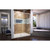 DreamLine Flex 32 in. D x 60 in. W x 74 3/4 in. H Semi-Frameless Pivot Shower Door in Chrome with Center Drain Biscuit Base Kit
