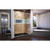 DreamLine Flex 32 in. D x 60 in. W x 74 3/4 in. H Semi-Frameless Pivot Shower Door in Chrome with Center Drain Black Base Kit