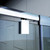 DreamLine Flex 36 in. D x 60 in. W x 74 3/4 in. H Semi-Frameless Pivot Shower Door in Chrome with Left Drain White Base Kit
