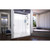 DreamLine Flex 36 in. D x 60 in. W x 76 3/4 in. H Semi-Frameless Shower Door in Chrome with Center Drain White Base and Backwalls