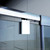 DreamLine Flex 36 in. D x 60 in. W x 76 3/4 in. H Semi-Frameless Shower Door in Chrome with Right Drain White Base and Backwalls