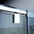 DreamLine Flex 32 in. D x 32 in. W x 76 3/4 in. H Semi-Frameless Shower Door in Brushed Nickel with White Base and Backwalls