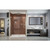 DreamLine Elegance 56 1/4 - 58 1/4 in. W x 72 in. H Frameless Pivot Shower Door in Brushed Nickel