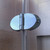 DreamLine Aqua Fold 36 in. D x 36 in. W x 74 3/4 in. H Frameless Bi-Fold Shower Door in Chrome with Biscuit Acrylic Base Kit
