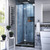 DreamLine Aqua Fold 32 in. D x 32 in. W x 74 3/4 in. H Frameless Bi-Fold Shower Door in Chrome with Black Acrylic Base Kit DreamLine Aqua Fold 32 in. D x 32 in. W x 74 3/4 in. H Frameless Bi-Fold Shower Door in Chrome with Black Acrylic Base Kit
