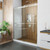 DreamLine Sapphire 56-60 in. W x 76 in. H Semi-Frameless Bypass Shower Door in Chrome
