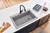 Ruvati 33 x 22 inch epiGranite Drop-in Topmount Granite Composite Single Bowl Kitchen Sink - Urban Gray - RVG1033GR