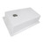 Ruvati 33 x 22 inch epiGranite Undermount or Drop-in Granite Composite Single Bowl Kitchen Sink - Arctic White - RVG1033WH