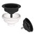 Ruvati 32 x 19 inch epiGranite Undermount Granite Composite Single Bowl Kitchen Sink - Midnight Black - RVG2033BK