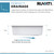 Ruvati 32 x 19 inch epiGranite Undermount Granite Composite Single Bowl Kitchen Sink - Arctic White - RVG2033WH