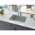 Ruvati 26-inch Undermount Stainless Steel Kitchen Sink 16 Gauge Rounded Corners Single Bowl - RVH7126