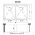 Ruvati 30-inch Undermount 50/50 Double Bowl Zero Radius 16 Gauge Stainless Steel Kitchen Sink - RVH7350