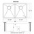 Ruvati 30-inch Low-Divide Undermount Rounded Corners 50/50 Double Bowl 16 Gauge Stainless Steel Kitchen Sink - RVH7355