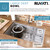 Ruvati 32-inch Undermount 16 Gauge Rounded Corners Kitchen Sink Stainless Steel Single Bowl - RVH7400