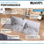 Ruvati 32-inch Low-Divide Undermount 50/50 Double Bowl 16 Gauge Rounded Corners Stainless Steel Kitchen Sink - RVH7411