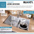 Ruvati 32-inch Low-Divide Undermount 50/50 Double Bowl 16 Gauge Rounded Corners Stainless Steel Kitchen Sink - RVH7411
