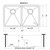 Ruvati 32-inch Low-Divide Undermount 50/50 Double Bowl 16 Gauge Rounded Corners Stainless Steel Kitchen Sink - RVH7411