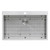 Ruvati 33 x 22 Drop-in Topmount 16 Gauge Zero Radius Stainless Steel Kitchen Sink Single Bowl - 1 hole - RVH8000