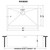 Ruvati 33 x 22 Drop-in Topmount 16 Gauge Zero Radius Stainless Steel Kitchen Sink Single Bowl - 1 hole - RVH8000
