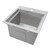 Ruvati 15 x 15 inch Workstation Drop-in Topmount Bar Prep RV Sink 16 Gauge Stainless Steel - RVH8215