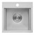 Ruvati 15 x 15 inch Workstation Drop-in Topmount Bar Prep RV Sink 16 Gauge Stainless Steel - RVH8215