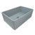 Ruvati 33 x 20 inch Fireclay Reversible Farmhouse Apron-Front Kitchen Sink Single Bowl - Horizon Gray - RVL2300GR