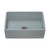 Ruvati 33 x 20 inch Fireclay Reversible Farmhouse Apron-Front Kitchen Sink Single Bowl - Horizon Gray - RVL2300GR