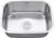 Ruvati 24-inch Undermount 16 Gauge Stainless Steel Kitchen Sink Single Bowl - RVM4132