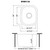 Ruvati 13 x 15 inch Bar Prep Sink Undermount 16 Gauge Stainless Steel - RVM4136