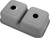 Ruvati 32-inch Low-Divide 50/50 Double Bowl Undermount 16 Gauge Stainless Steel Kitchen Sink - RVM4350