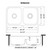Ruvati 32-inch Low-Divide 50/50 Double Bowl Undermount 16 Gauge Stainless Steel Kitchen Sink - RVM4350