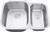 Ruvati 29-inch Undermount 60/40 Double Bowl 16 Gauge Stainless Steel Kitchen Sink - RVM4500