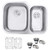 Ruvati 29-inch Undermount 60/40 Double Bowl 16 Gauge Stainless Steel Kitchen Sink - RVM4500