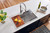 Ruvati 17 x 11 inch LedgeFit Solid Wood Replacement Cutting Board for Workstation Sinks - RVA1217