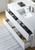 Vanity Art 60 Inch Single Sink Bathroom Vanity With Resin Top