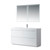 Vanity Art 60 Inch Single Sink Bathroom Vanity With Resin Top