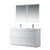Vanity Art 60 Inch Double Sink Bathroom Vanity With Resin Top - VA6060DWF