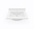 Swanstone Contour 25" W x 22" D Single Bowl Vanity Sink & Counter Top in White - CV02225.010