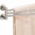 Valsan 67570UB Porto 17 5/16" Adjustable 3 Swivel Arm Towel Bar / Rail - Unlacquered Brass