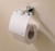 Valsan 67620MB Braga Toilet Tissue Paper Holder with Lid - Matte Black
