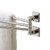 Valsan 67670GD Braga 17 5/16" Adjustable Swivel Arm Towel Bar - Rack - Gold